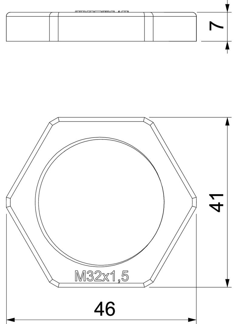 PRZECIWNAKRĘTKI M32X1,5 CZAR.