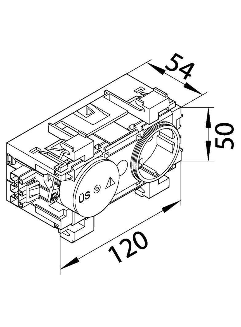 tehalit.WA Gniazdo SCHUKO z ogranicz. przeciwprzep. WAGO montaż kraw. antracyt GS12019011 HAGER