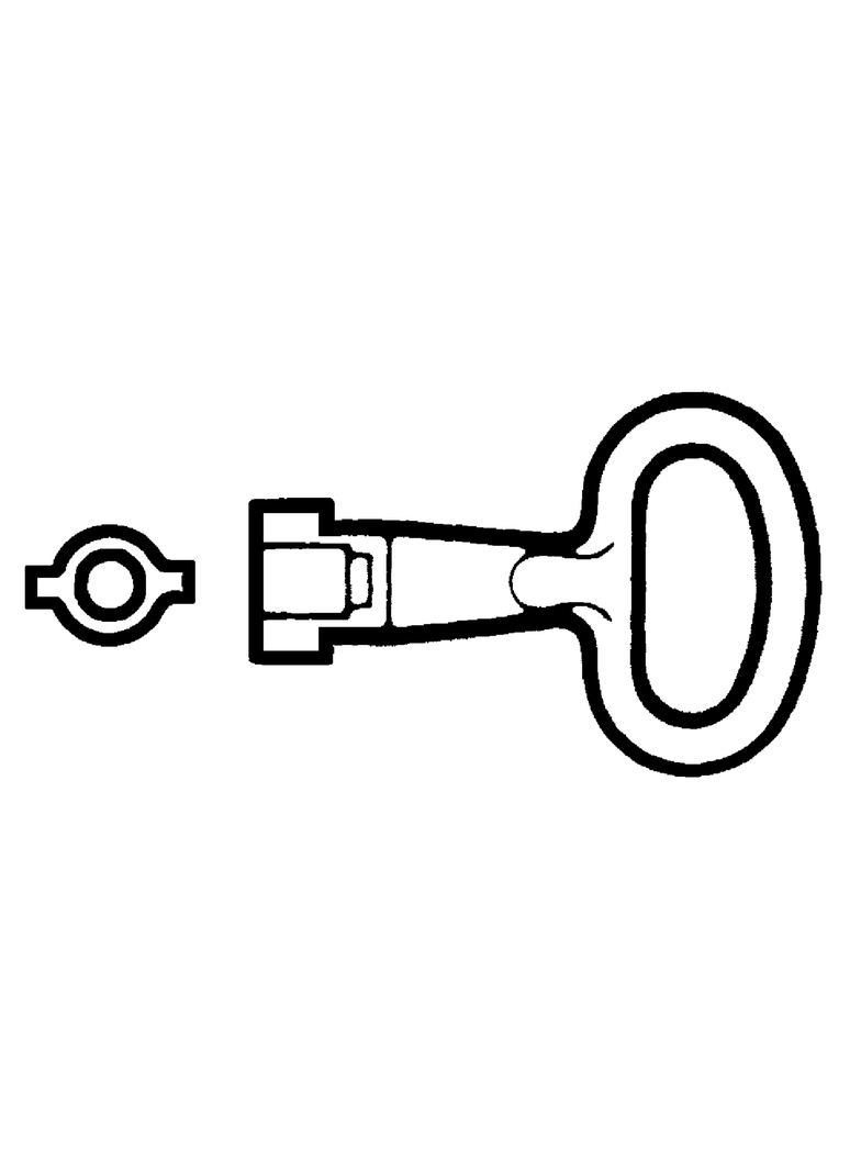 Spacial, Thalassa Klucz do wkładki dwupiórkowej 5mm