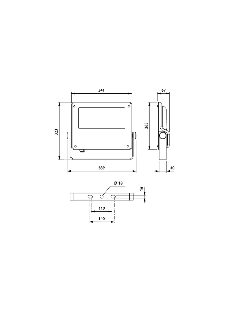 Naświetlacz LED Coreline BVP125 117W 16000lm IP66 4000K barwa neutralna LED160-4S/740 PSU S ALU 5 la 9,123E+11 PHILIPS