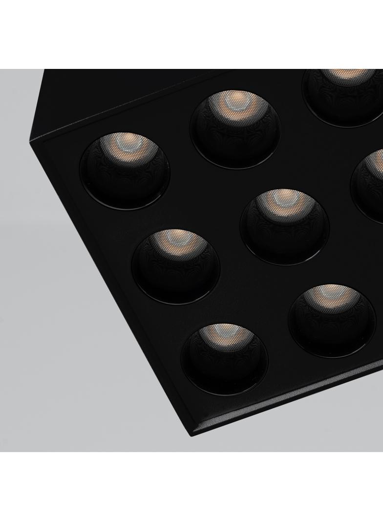 Sollux Plafon OZZY czarny LED SL.1211