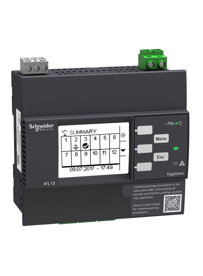 Vihilohm Lokalizator doziemień 12 kanałów komunikacja Modbus - 100-440VAC/DC
