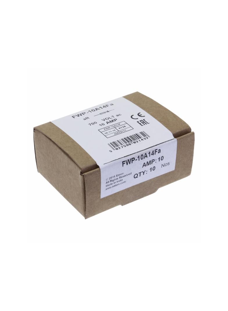 10AMP 700VAC FERRULE 14.3 X 50.8MM 10AMP 700VAC cylindryczna do półprzewodników 14.3 X 50.8MM FWP-10