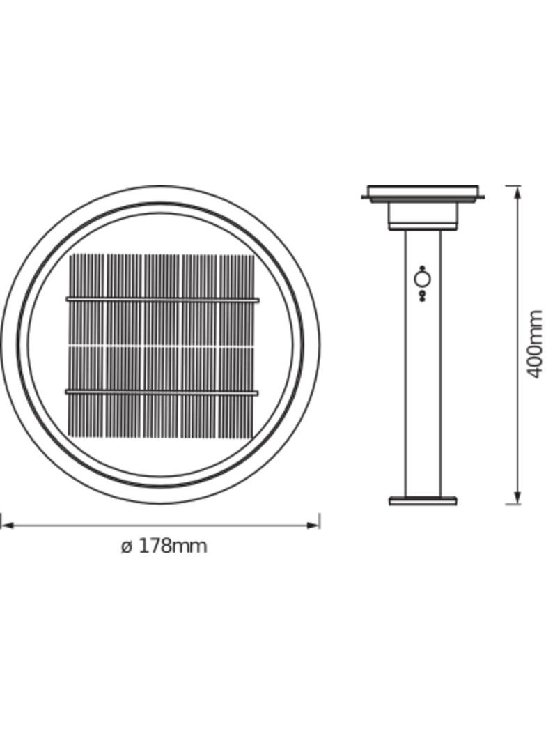 ENDURA STYLE SOL 2CIRCLE40CM6WBK LEDV Oprawa zewnętrzna