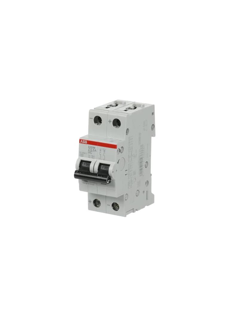 S202M-Z0.5UC Wyłącznik nadprądowy 10kA AC/DC 2P Z0.5A 2CDS272061R0158 ABB