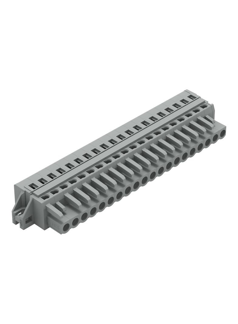 MCS-MIDI Classic gniazdo 20-bieg. szare raster 5 mm /10szt./ WAGO