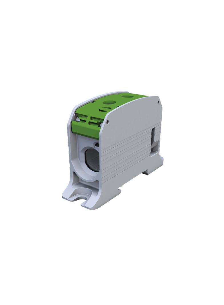 STB 95 Złączka szynowa gwintowa Al/Cu 87510 SIMBLOCK zielony