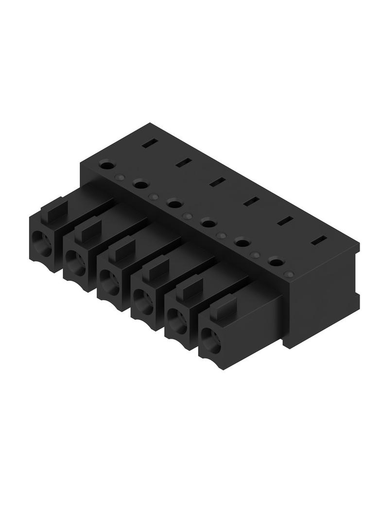 BCL-SMT 3.81/06/90 1.5SN BK BX Wtyki PCB (złącza płyty), 3.81 mm, Liczba biegunów: 6, kąt odejścia: 90° /50szt./ 1974820000 WEIDMÜLLER