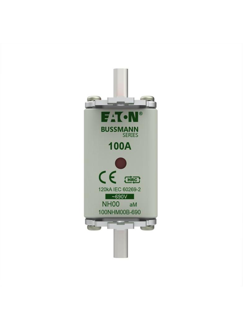 NH FUSE 100AMP 690V aM SIZE NH00 DUAL IND Wkładka NH00 100A 690V AM podwójny wskaźnik 100NHM00B-690