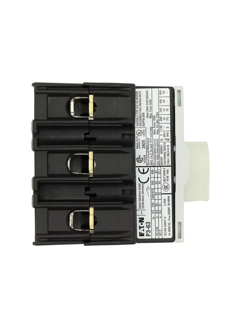 P3-63/XM Rozłącznik główny 3P 63A bez przedłużki 172836 EATON