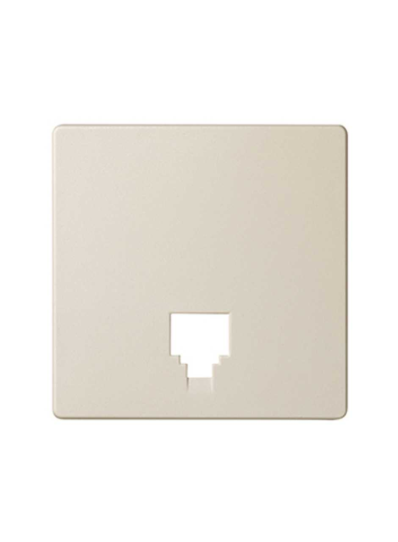 Simon 82 Pokrywa do gniazda telefonicznego kremowy