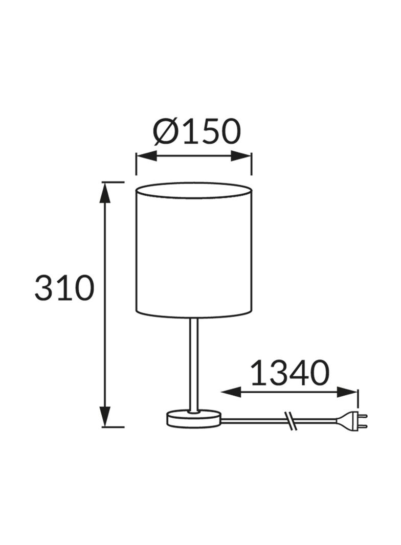Lampka stołowa NUKA E14 BROWN