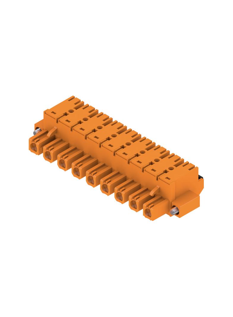 BLF 7.62HP/09/180F SN OR BX Wtyk PCB (złącze wiązki), 7.62 mm, Liczba biegunów: 9, PUSH IN /18szt./ 1230290000 WEIDMÜLLER
