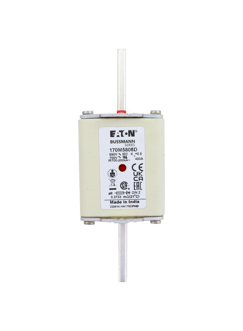 400A 690V aR DIN 2 HSDNH FUSE Wkładka szybka 400A AC 690V DIN 2 aR DIN IEC podwójny wskaźni 170M5808