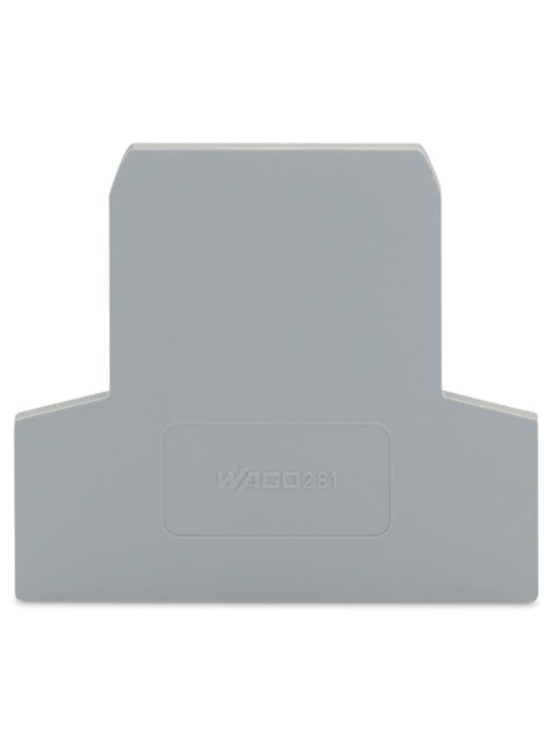 ścianka końcowa szara