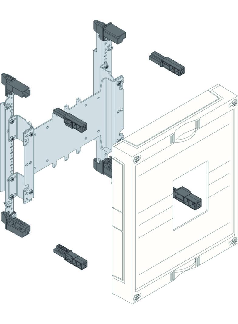 univers N 300x250mm podzespół dla wyłącznika mocy H3+ P160 UK21LH0 HAGER
