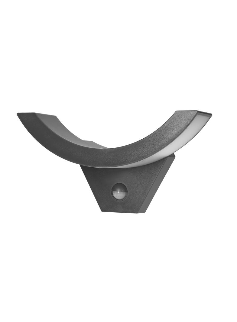 SPINEL LED 10W oprawa ogrodowa z czujnikiem ruchu 140 800lm IP54 4000K IK10 szara AD-OP-6119GLPMR4 O