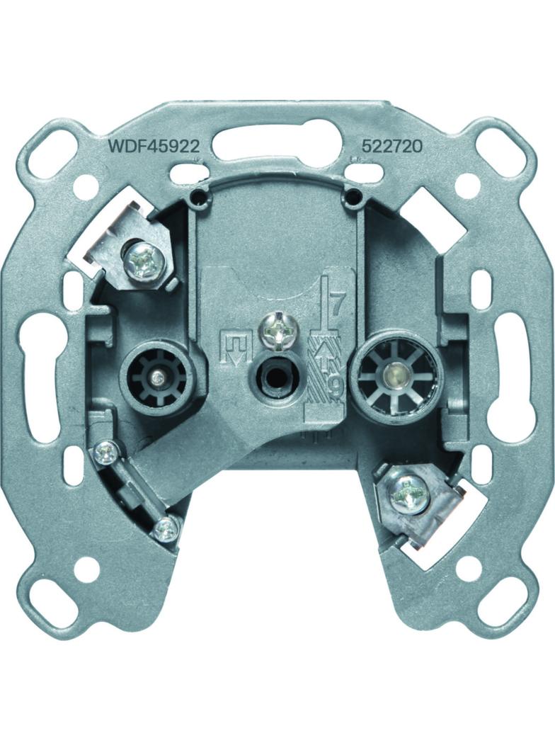 one.platform Gniazdo antenowe RTV przelotowego (mechanizm) Berker 53455211 WDF459211 HAGER
