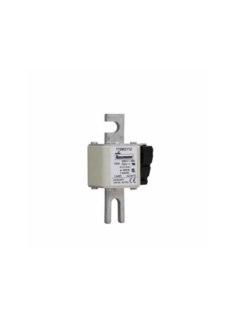 100A 690V 1*KN/80 aR INDICATOR FUSE Wkładka szybka 100A AC 690V compact DIN 1 45x59x104 mm 170M3112