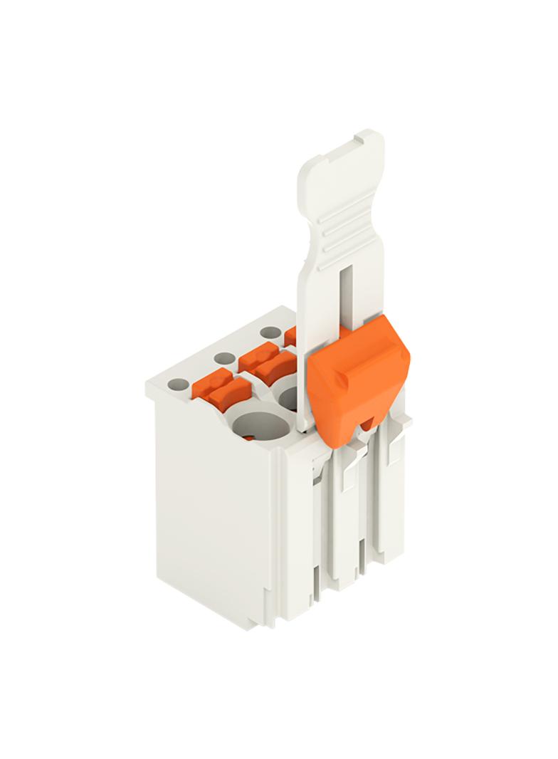 Gniazdo picoMAX raster 3,5mm 3‑biegunowe z płytką uchwytową i suwakiem 2091‑1103/002‑000 /100szt./ WAGO