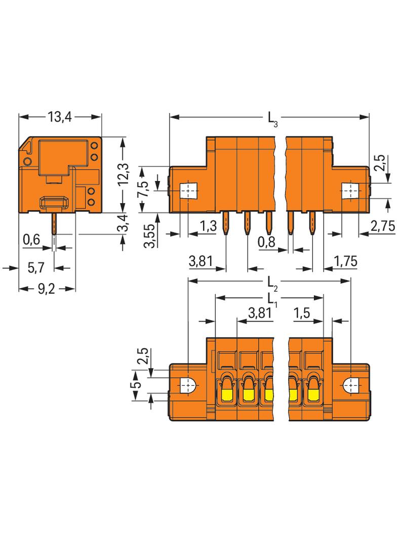 złączka do płytek drukowanych