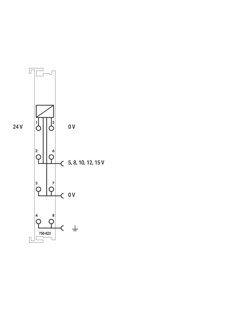 moduł zasilający 24V/5V-15V DC