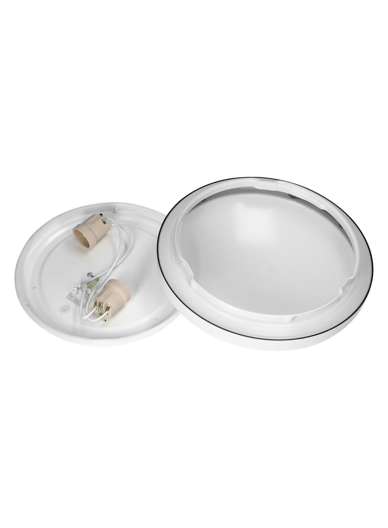 Lampa sufitowa SELENE plafon 2xE27 2x60W klosz matowy IP54 biały