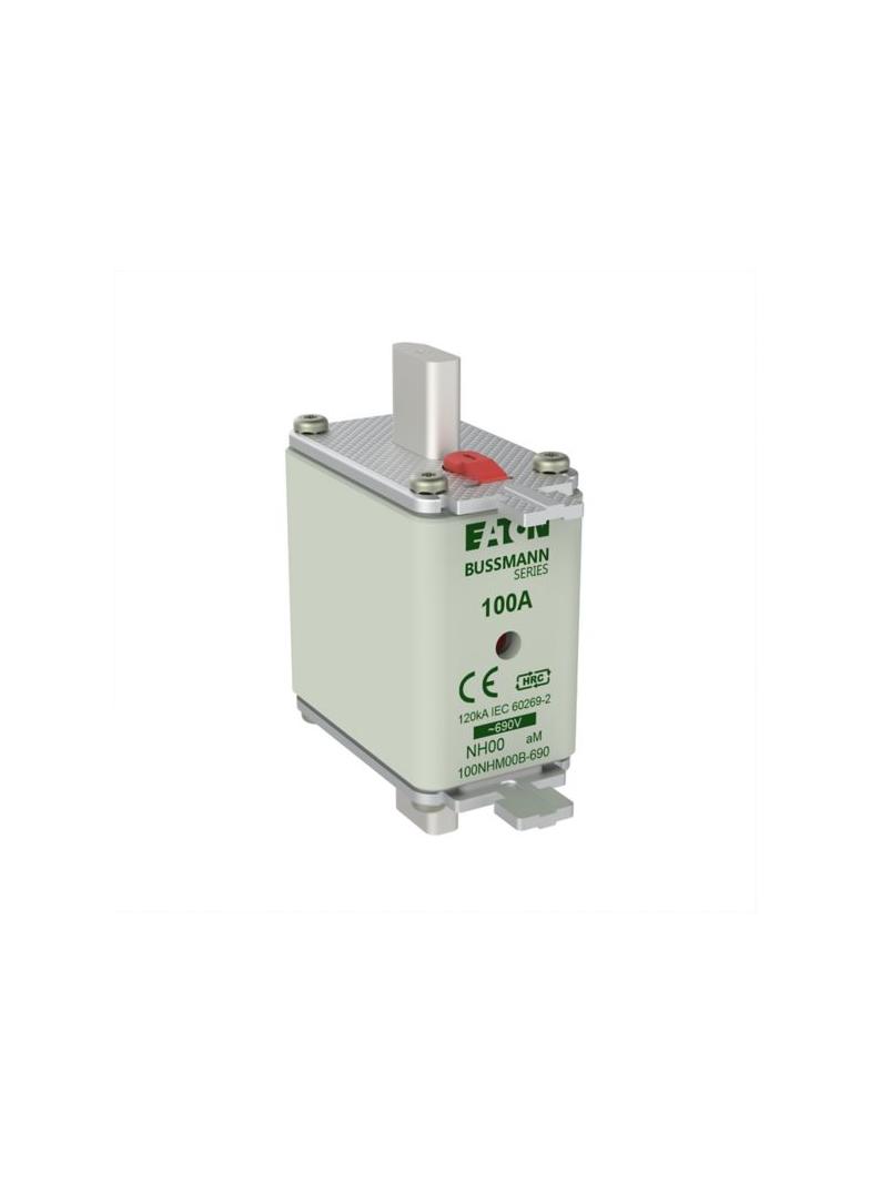 NH FUSE 100AMP 690V aM SIZE NH00 DUAL IND Wkładka NH00 100A 690V AM podwójny wskaźnik 100NHM00B-690
