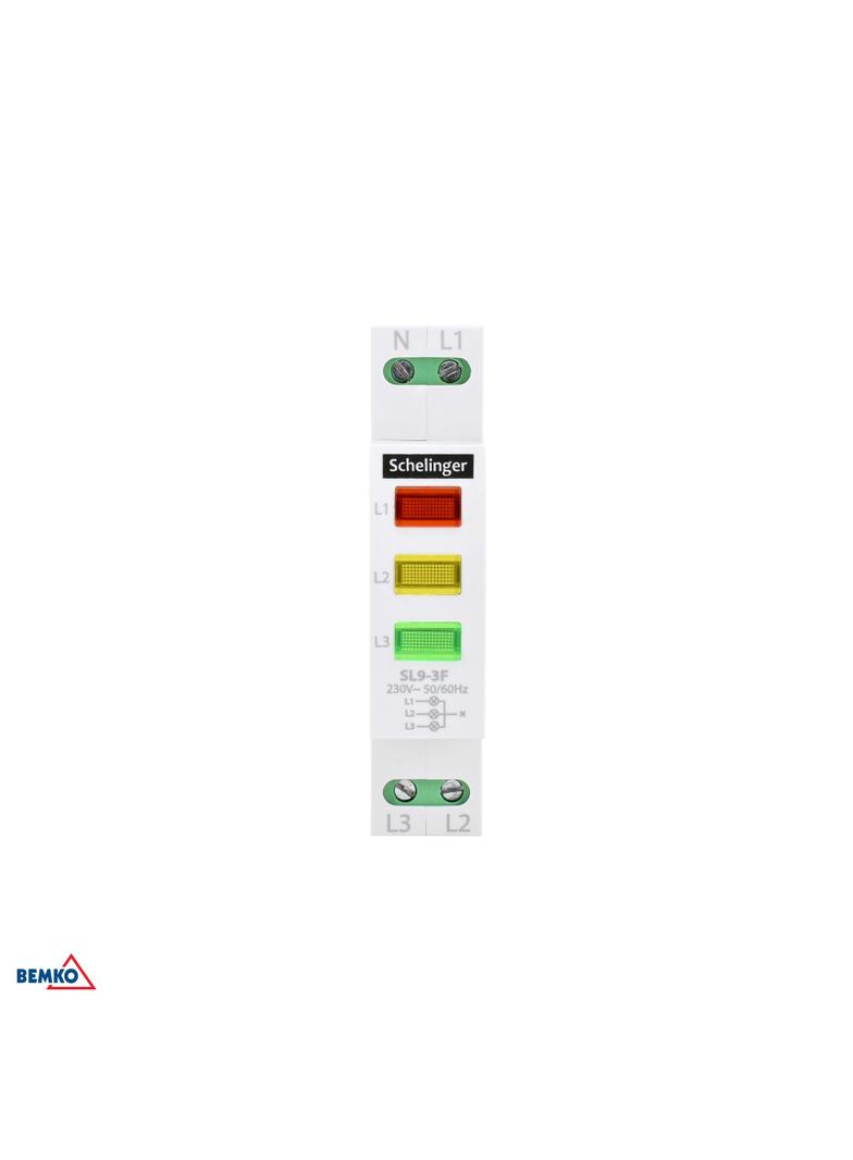 Kontolka lampa modułowa sygnalizacyjna SL9 3-FAZ SCHELINGER