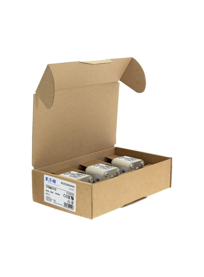 550A 690V 1KN/80 aR INDICATOR FUSE Wkładka szybka 550A AC 690V DIN 1 53x69x108 mm aR DIN 170M4115 EA