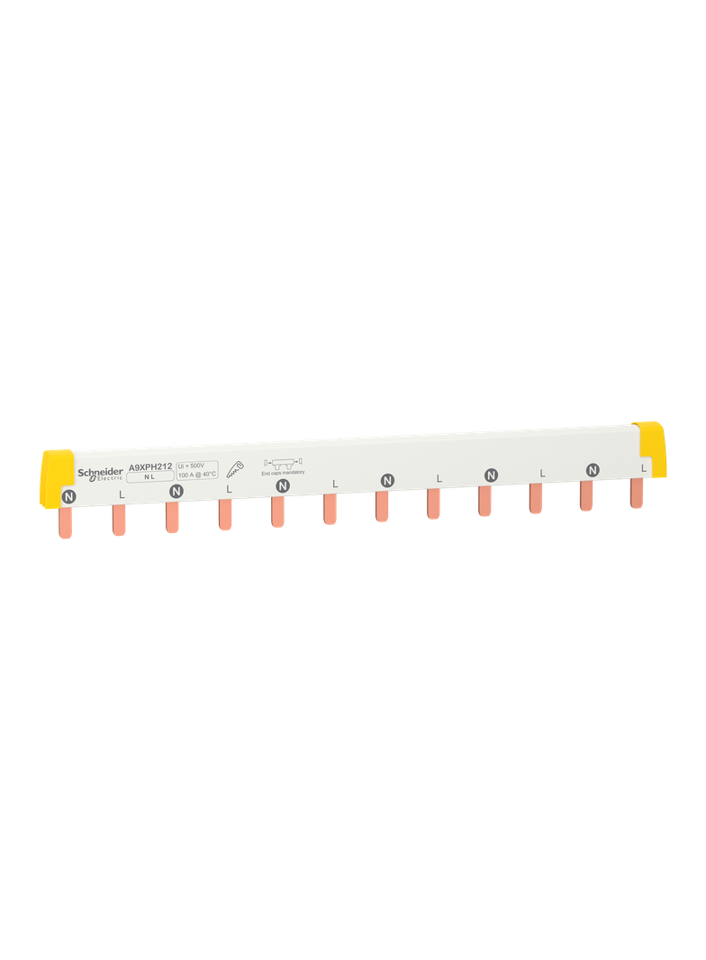 Szyna sztyftowa Acti9 A9XPH212 100A 2-biegunowa 12 modułów