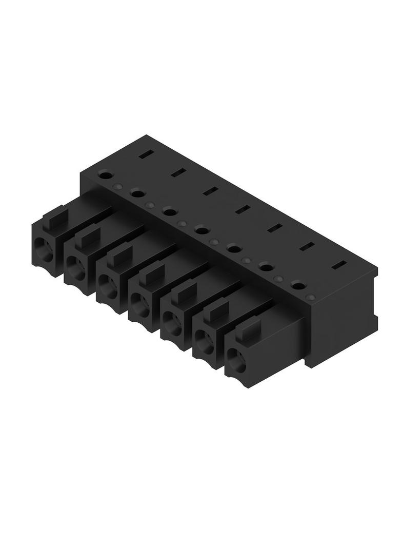 BCL-SMT 3.81/07/90 1.5SN BK BX Wtyki PCB (złącza płyty), 3.81 mm, Liczba biegunów: 7, kąt odejścia: 90° /50szt./ 1974840000 WEIDMÜLLER