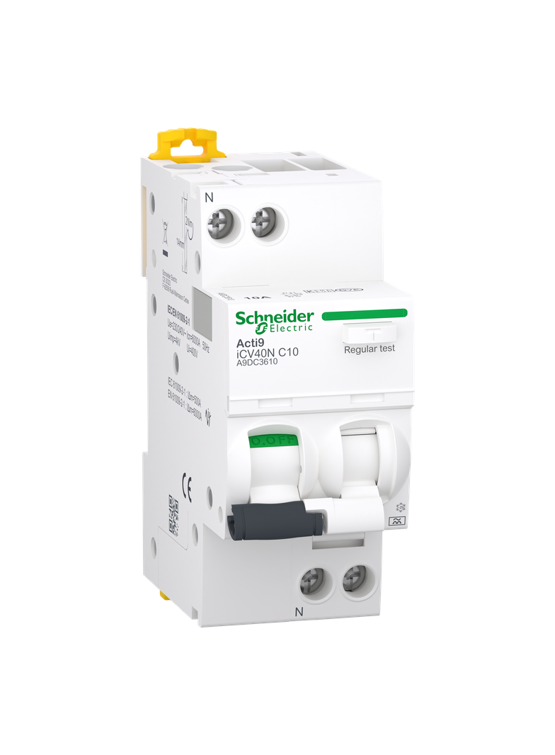 Wyłącznik różnicowonadprądowy iCV40 1P+N C10A 30mA typ A A9DC3610 Schneider