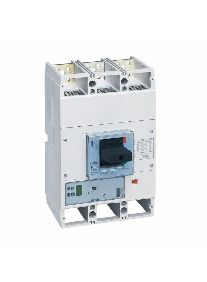 Wyłącznik DPX3 1600 S1 3P 630A 70Ka 422563 LEGRAND