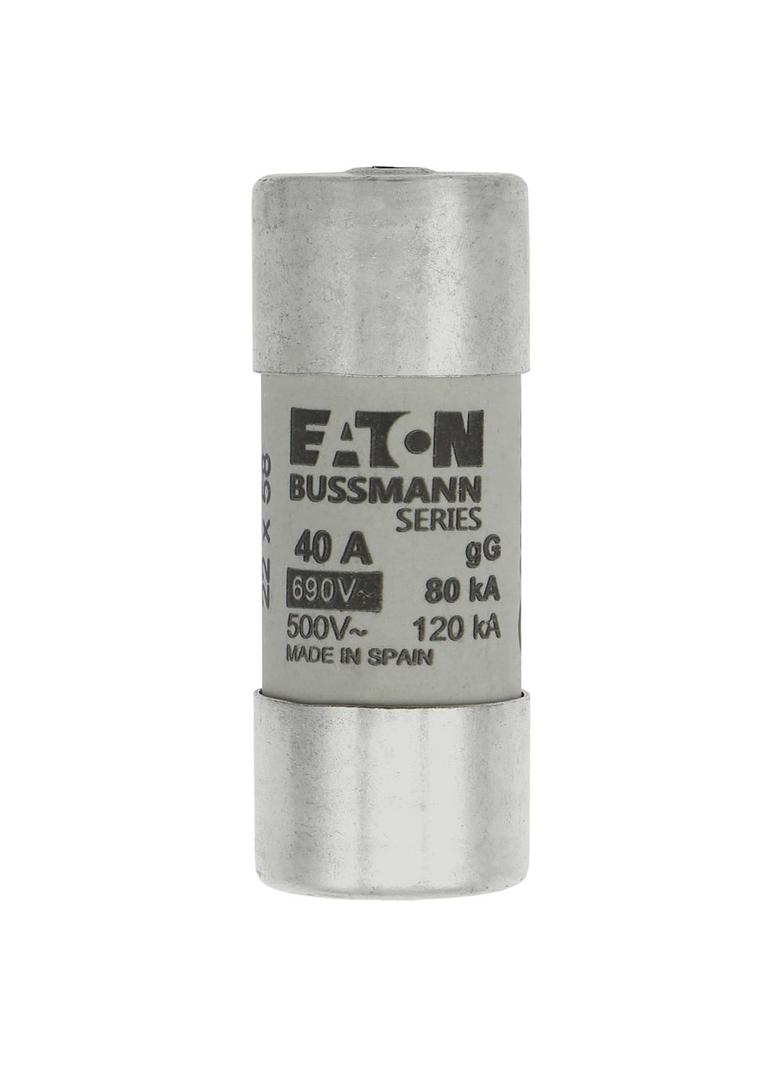 C22G40S Wkładka cylindryczna z wybijakiem 22x58 40A GG 690V AC C22G40S EATON