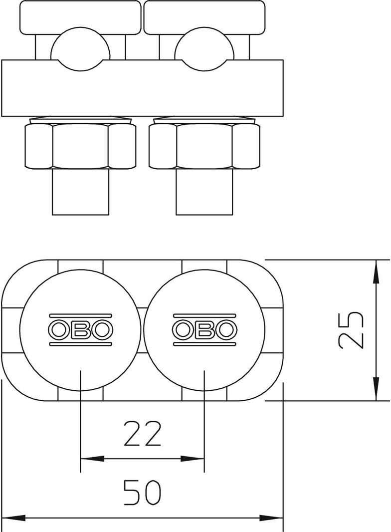 5002/DIN, ŁĄCZNIKI PODWÓJNE