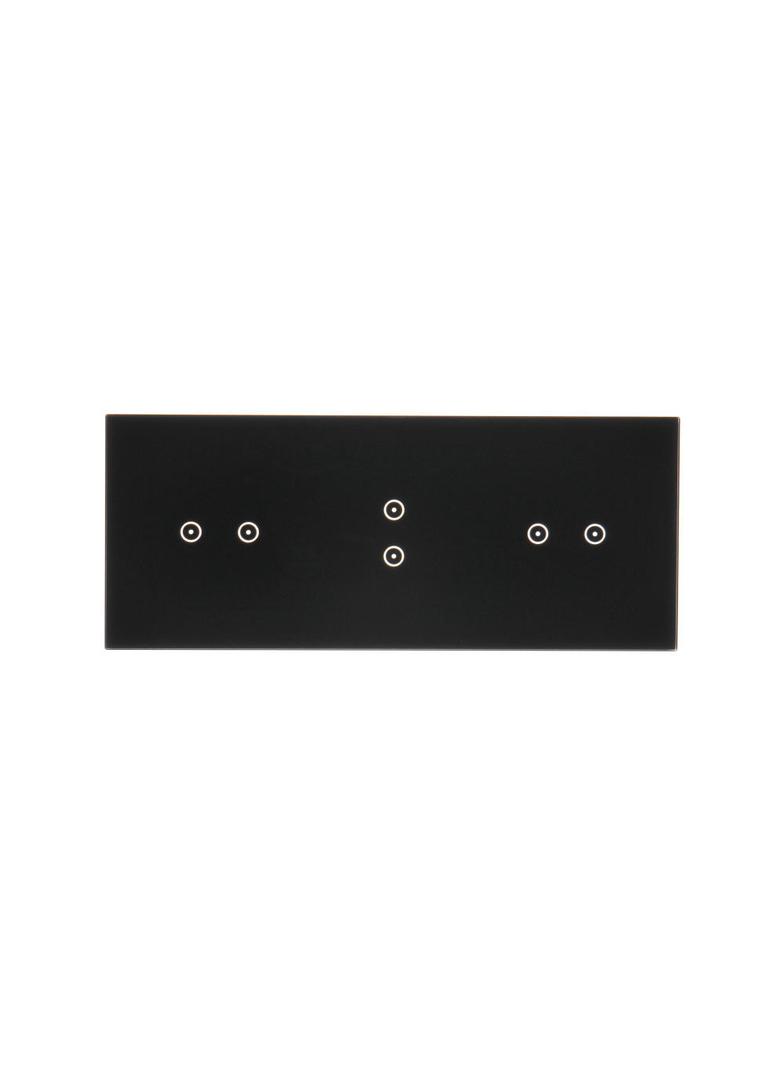 Simon 54 Touch Panel dotykowy S54 Touch 3 moduły 2 pola dotykowe poziome + 2 pola dotykowe pionowe + 2 pola dotykowe poziome zastygła lawa DSTR3232/73 KONTAKT