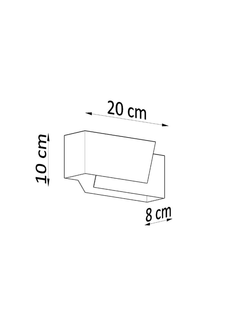 Sollux Kinkiet PIEGARE biały SL.0394