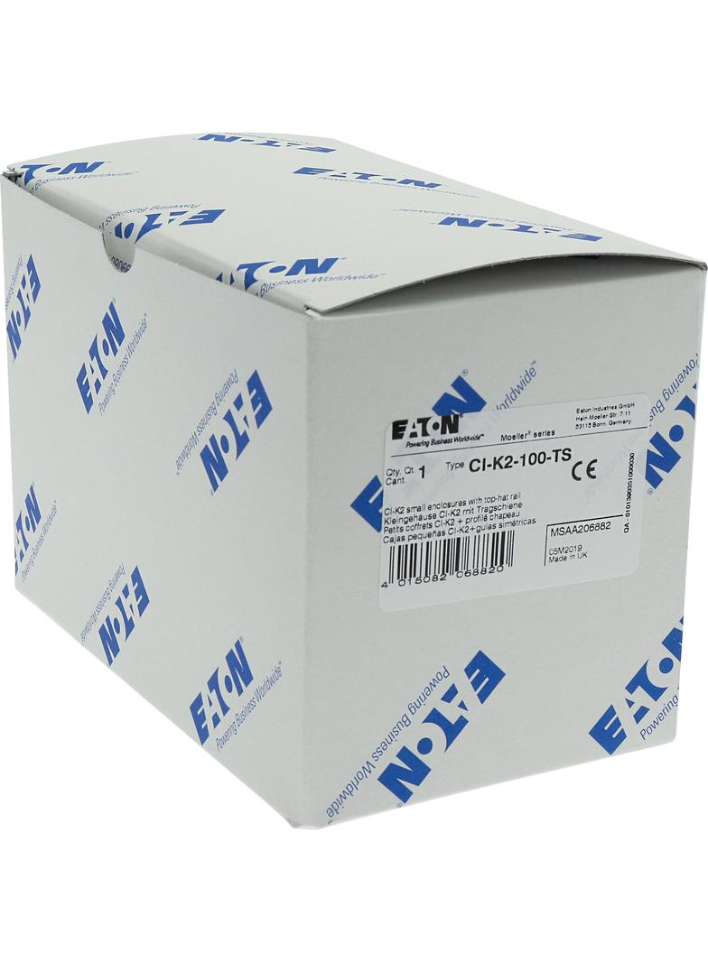 CI-K2-100-TS Mała obudowa CI-K2 z szyną montażową 206882 EATON