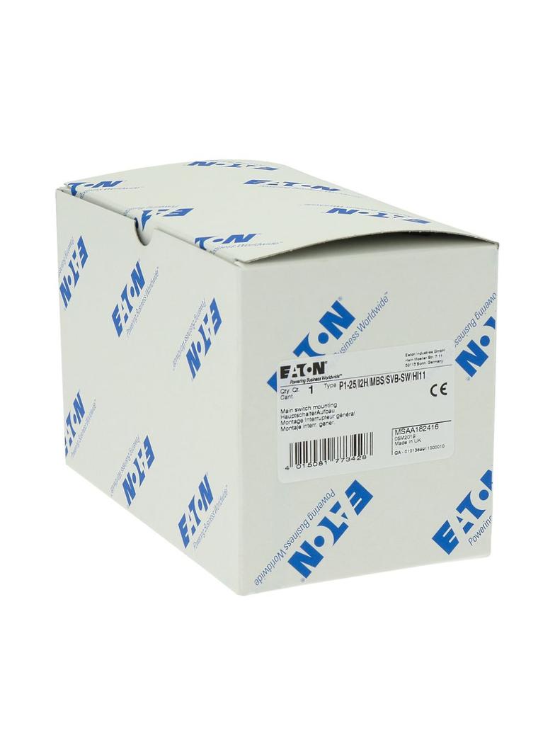 P1-25/I2H/MBS/SVB-SW/HI11 Rozłącznik 25A 3P + 1Z 1R MBS czarna rączka 182416 EATON