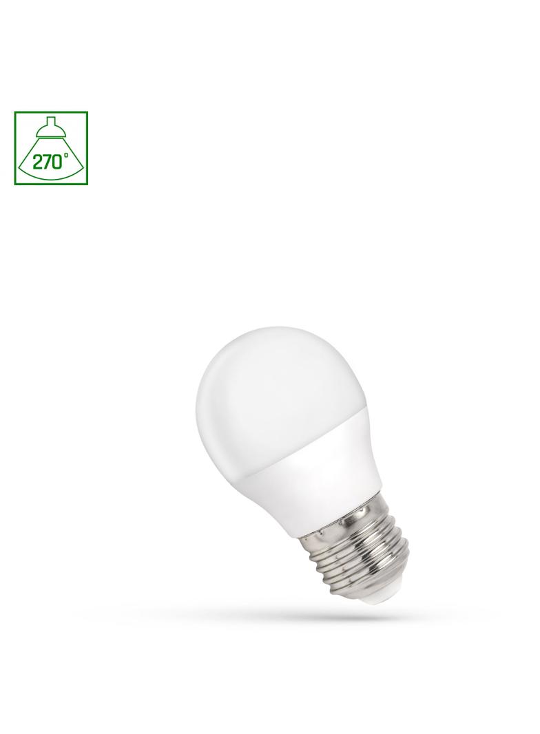 LED KULKA E-27 230V 1W CW SPECTRUM