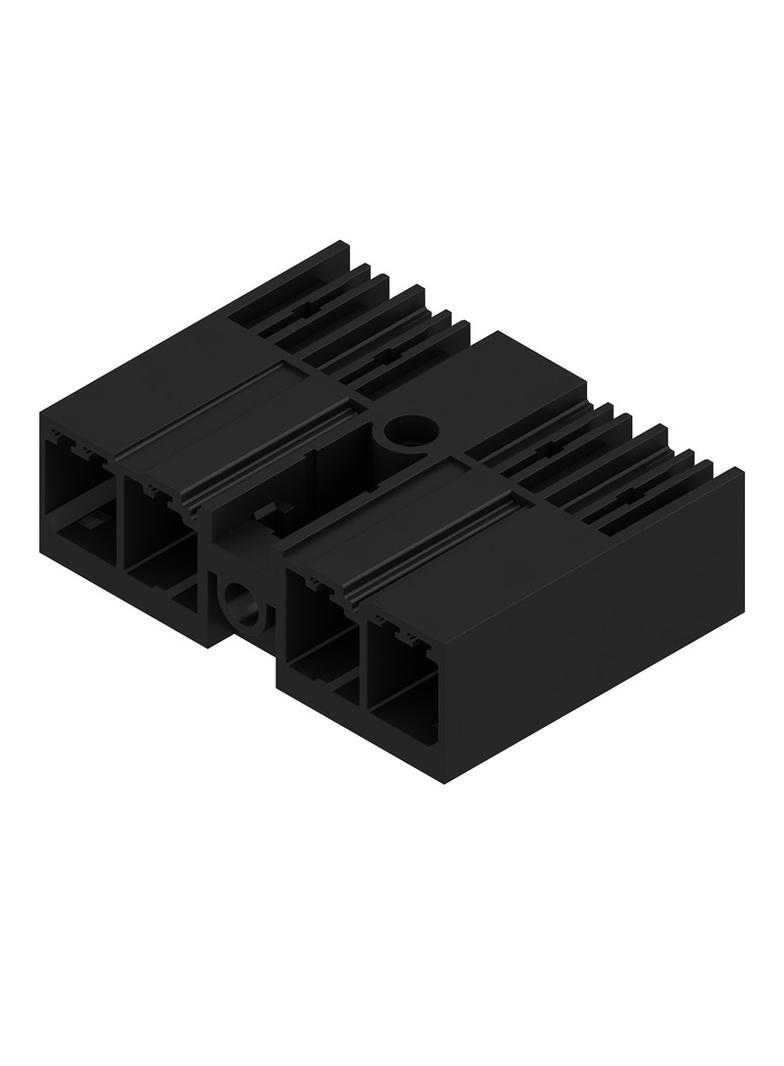 SV 7.62HP/04/90MF3 3.5SN BK BX Wtyki PCB (złącza płyty), 7.62 mm, Liczba biegunów: 4, kąt odejścia: 90° /48szt./ 1048570000 WEIDMÜLLER