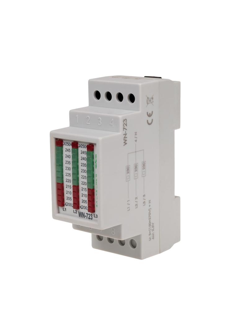 WSKAŹNIK NAPIĘCIA TRÓJFAZOWY, ZAKRES: 3X200÷250V, 2 MODUŁY