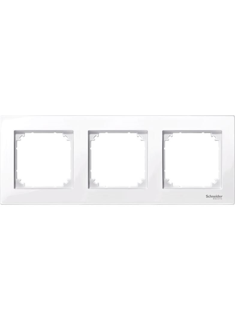 Merten, M-Plan, ramka potrójna, biały active