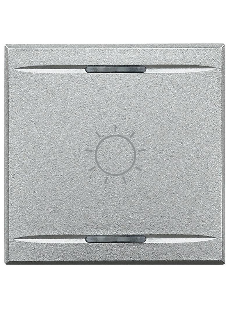 AXOLUTE MYHOME - KLAWISZ ''ŚWIATŁO'' 2M ALUMINIUM, HC4911/2BA, Bticino