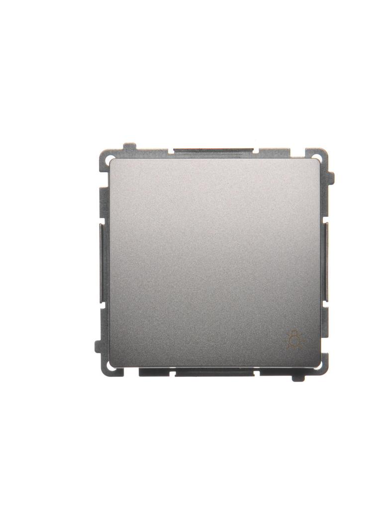 Simon Basic Przycisk światło 16A 250V zaciski śrubowe srebrny mat BMS1A.01/43 KONTAKT