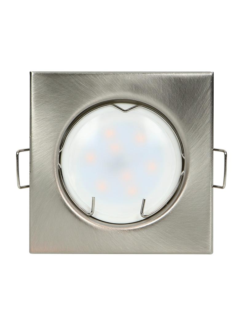 SUTRI SC ramka dekoracyjna oprawy punktowej MR16/GU10 max 50W kwadrat stała satyna AD-OD-6177/N ORNO