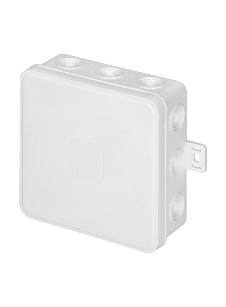 Puszka n/t CLICK IP54 12 przepustów kablowych 100x100x41mm biały OR-JB-13804/W ORNO