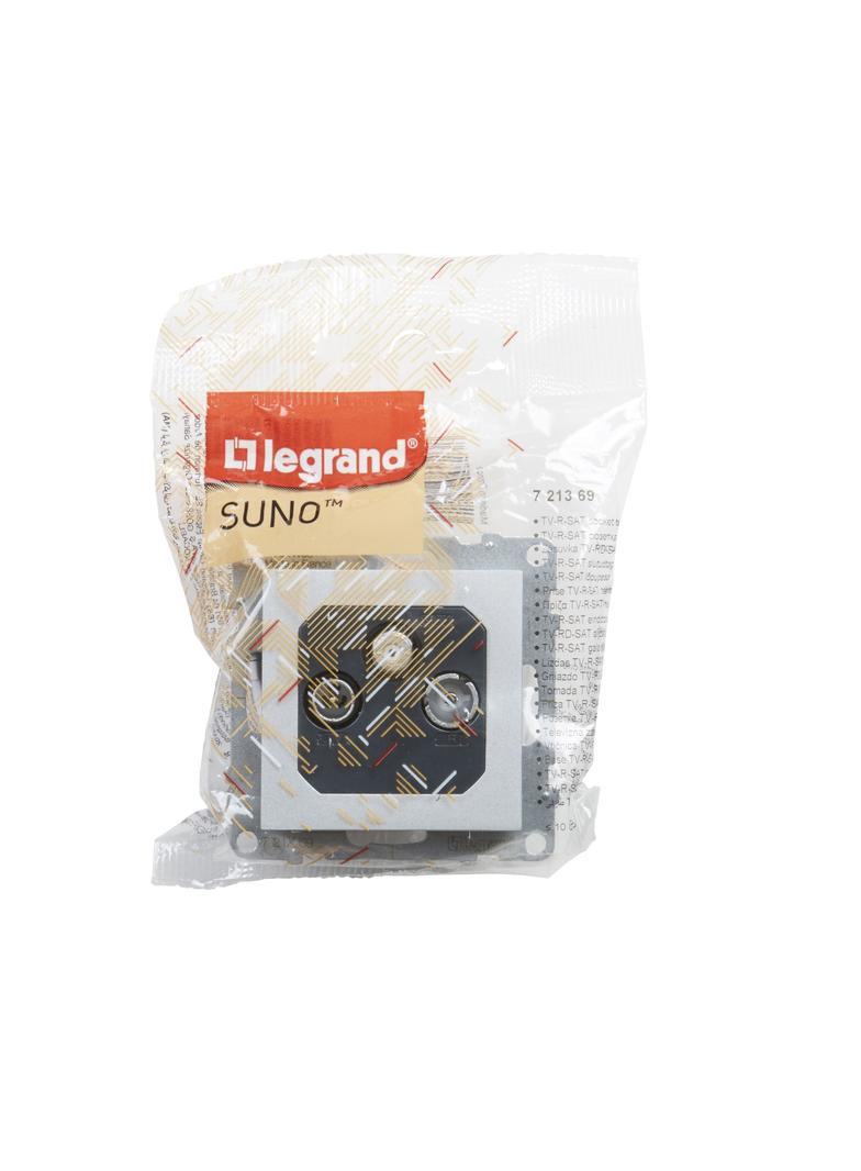 SUNO - Gniazdo TV-R-SAT zakończeniowe 10 dB, Aluminium, Legrand