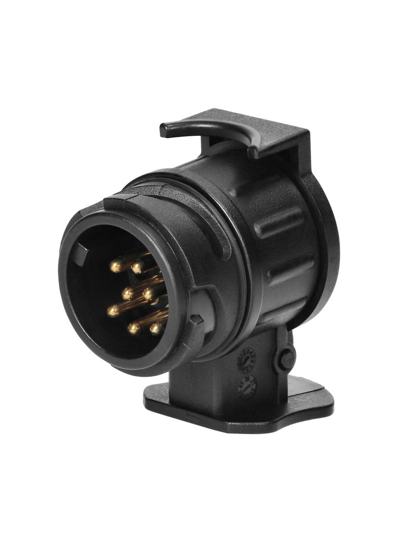 Adapter gniazda przyczepy,tworzywo 13/7-pin 12/24V OR-AE-13229 ORNO